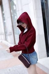 KS1714 - ÁO KHOÁC BASIC - MÀU ĐỎ