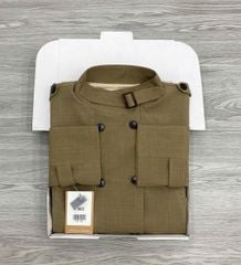 KS1738 - ÁO KHOÁC QCCC- MÀU NÂU RÊU