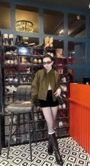 KS1738 - ÁO KHOÁC QCCC- MÀU NÂU RÊU