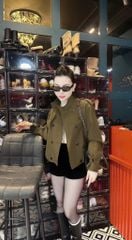 KS1738 - ÁO KHOÁC QCCC- MÀU NÂU RÊU