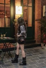 KS1739 - ÁO KHOÁC QCCC- MÀU XÁM TÂY