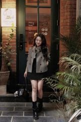 KS1739 - ÁO KHOÁC QCCC- MÀU XÁM TÂY