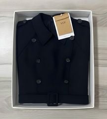 VGU2192 - ĐẦM CÔNG SỞ PHỐI NÚT ĐEN - KÈM NỊT