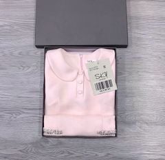 SKY9878 - ĐẦM NGẮN NÚT BỌC - MÀU HỒNG