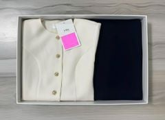 VGU2355 SET CÔNG SỞ PHỐI NÚT- CHÂN VÁY ĐUÔI CÁ