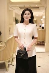 VGU2355 SET CÔNG SỞ PHỐI NÚT- CHÂN VÁY ĐUÔI CÁ