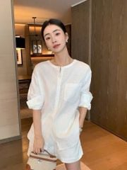 KS0933 - SET LINEN TRẮNG