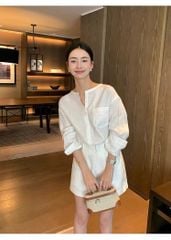 KS0933 - SET LINEN TRẮNG