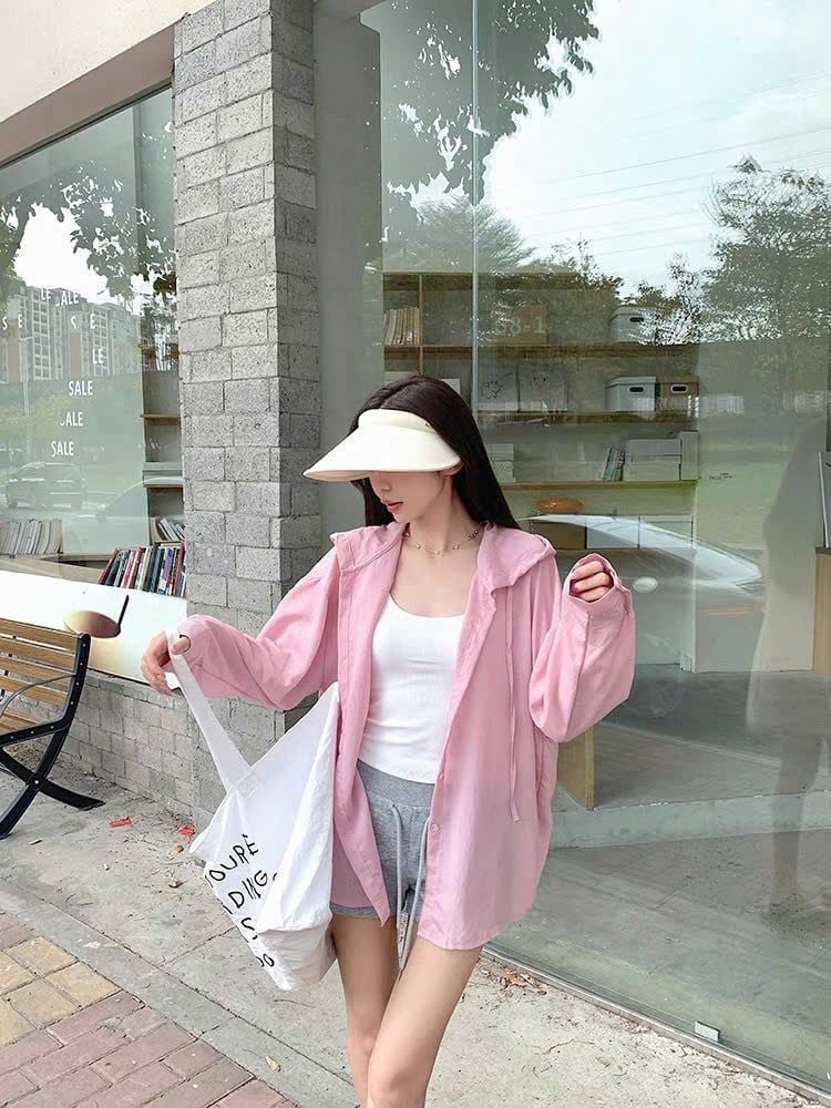 KS0924 - ÁO KHOÁC CÀI NÚT TRẮNG ( ÁO LẺ)