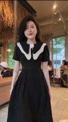 VGU0623 - ĐẦM XÒE DÀI TAG HOA