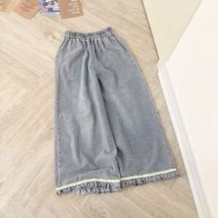 VGU0617 - SET CC ÁO  CỔ TRÒN NÚT BỌC- QUẦN DÀI VIỀN BÈO
