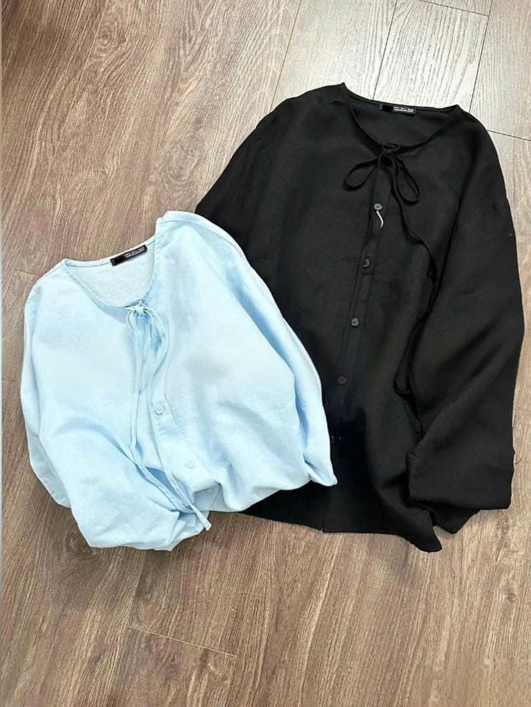 VGU0665 - ÁO TAY DÀI - ĐEN