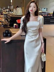 TQ4430 - ĐẦM LỤA CHÍNH PHẨM HK
