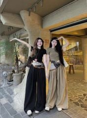 VGU0956 - SET ĐEN ( KÈM KHĂN TUBAN)