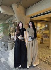 VGU0956 - SET ĐEN ( KÈM KHĂN TUBAN)