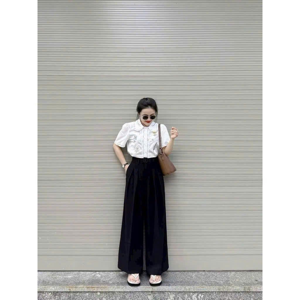 KS1106 - QUẦN DÀI ĐEN ( KO KÈM NỊT, QUẦN LẺ)