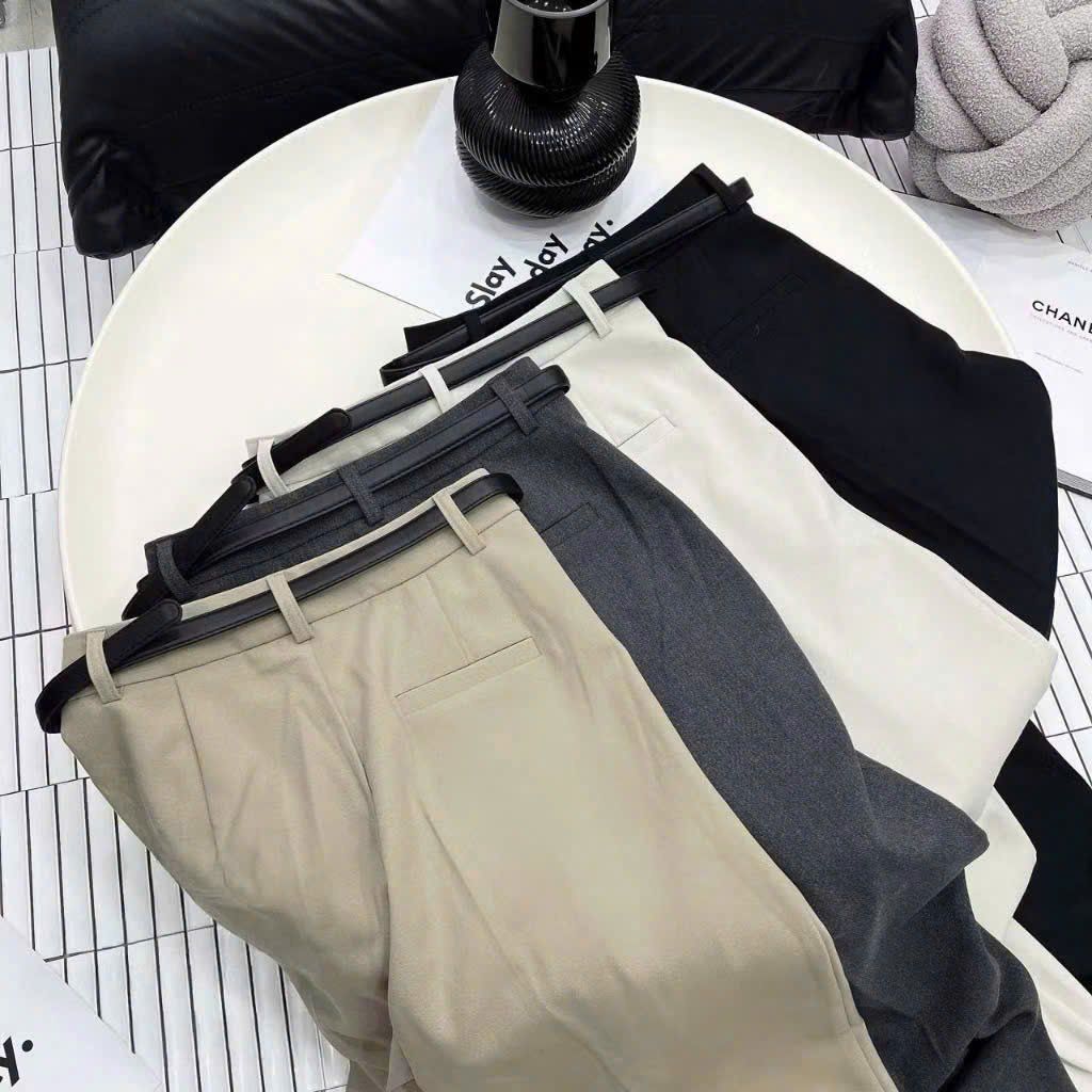 KS1106 - QUẦN DÀI ĐEN ( KO KÈM NỊT, QUẦN LẺ)