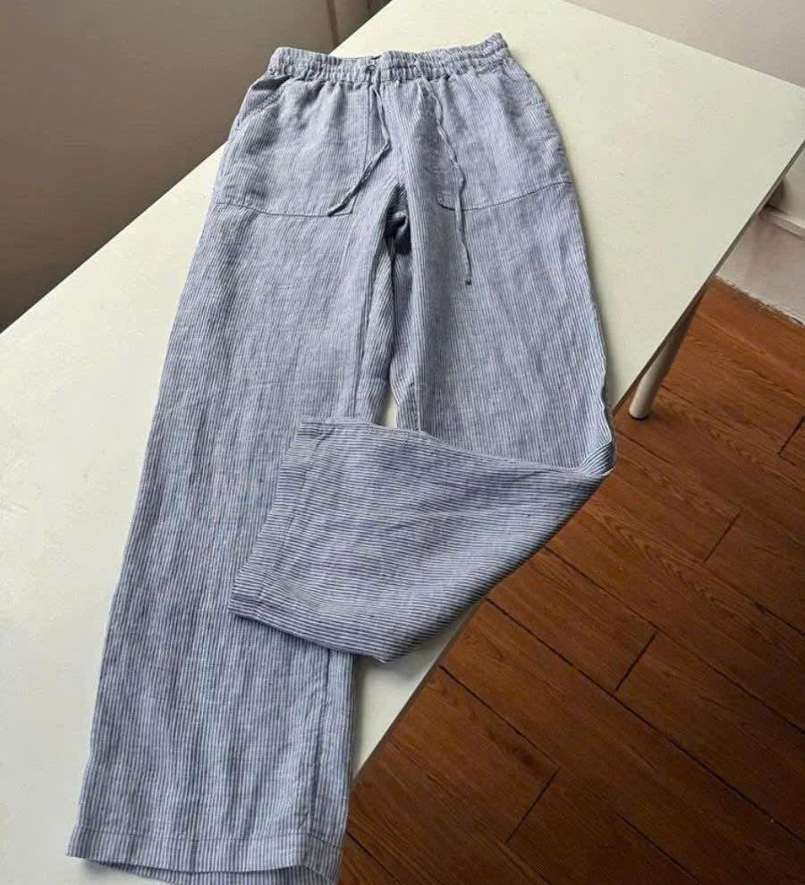 VGU0981 - QUẦN DÀI SỌC LƯNG THUN