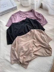 VGU1078 - ÁO THUN BASIC - MÀU XÁM