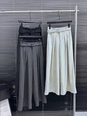 VGU1082 - QUẦN DÀI ỐNG RỘNG - MÀU XÁM (KÈM NỊT)