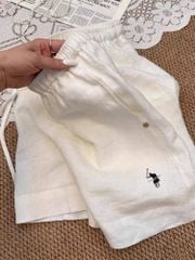 VGU1360 - QUẦN SHORT 2 LỚP MÀU TRẮNG