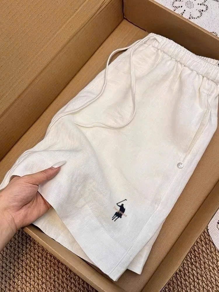 VGU1360 - QUẦN SHORT 2 LỚP MÀU TRẮNG