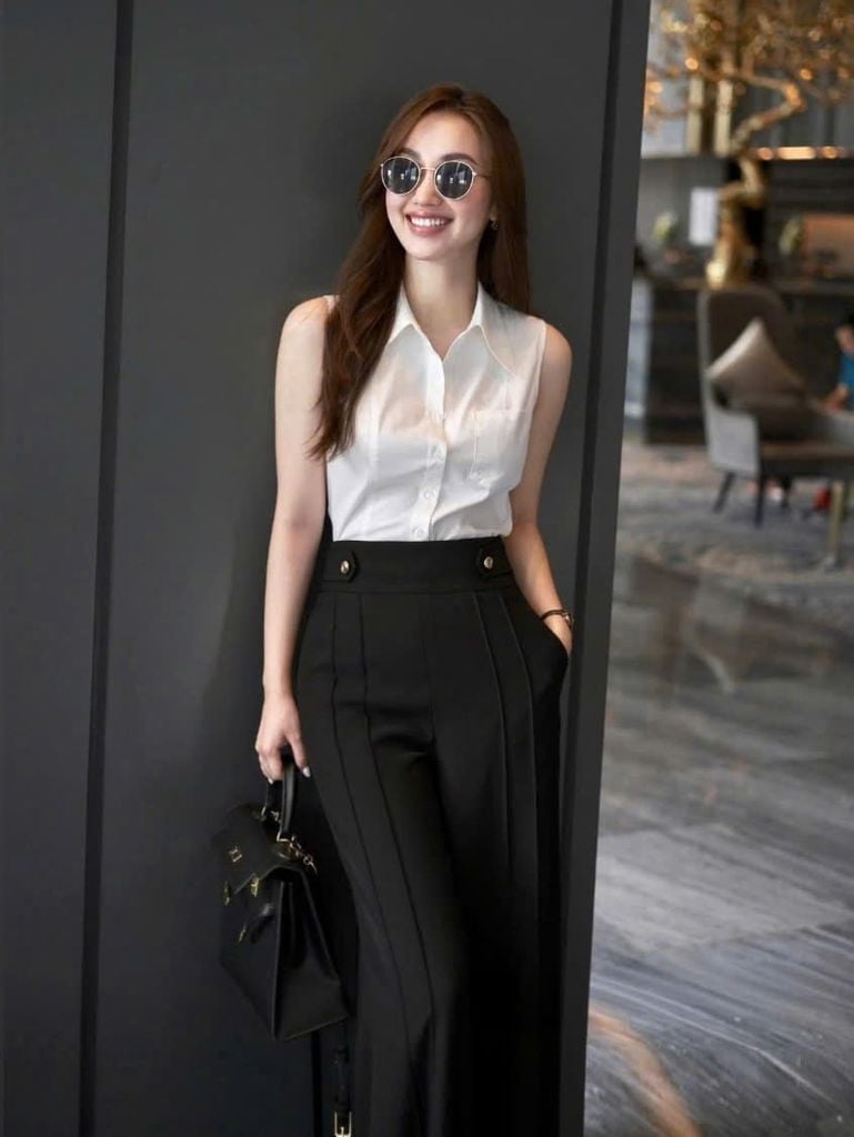VGU1355 - SEO ÁO SƠ MI SÁT NÁCH - QUẦN TÂY DÀI