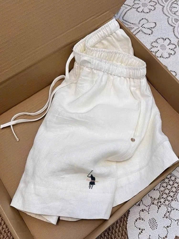 VGU1360 - QUẦN SHORT 2 LỚP MÀU TRẮNG