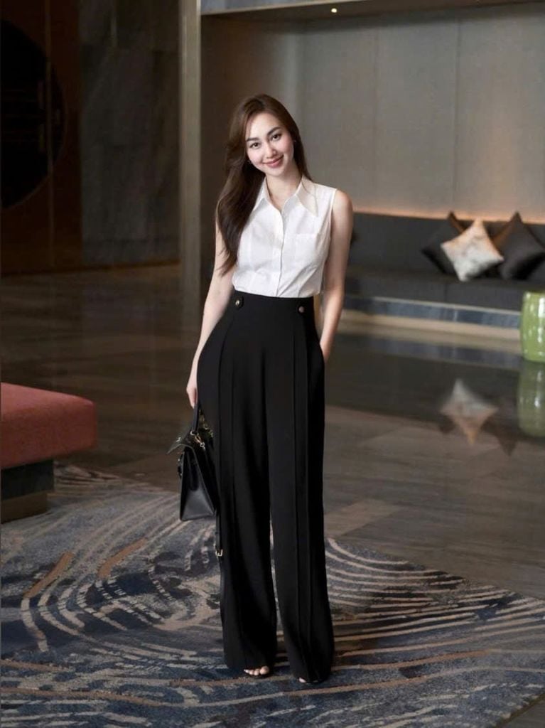 VGU1355 - SEO ÁO SƠ MI SÁT NÁCH - QUẦN TÂY DÀI
