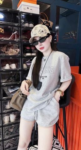 SKY9383 - SET BỘ NGẮN IN TIGERS - MÀU XÁM