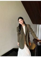 VGU1642 - ÁO KHOÁC VEST THÊU HOA ( ÁO LẺ)