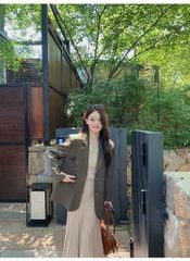 VGU1642 - ÁO KHOÁC VEST THÊU HOA ( ÁO LẺ)