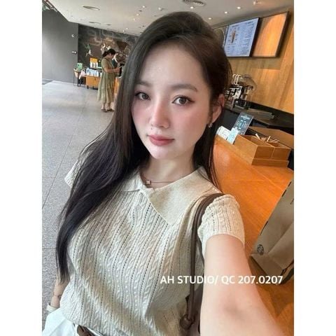 LEN4431 POLO LEN THỪNG (DA)