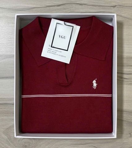 VGU1647 - ÁO LEN DỆT KIM ĐỎ ( ÁO LẺ)