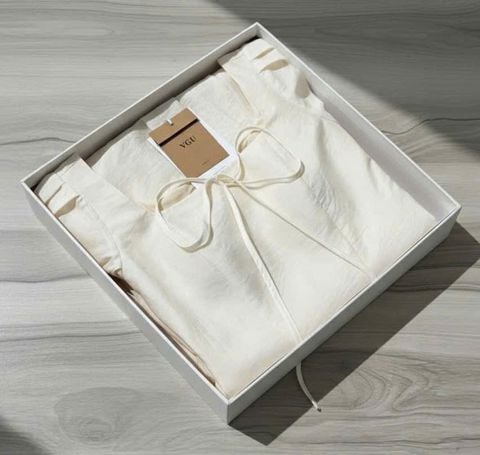 VGU1697 ĐẦM KEM DÁNG DÀI