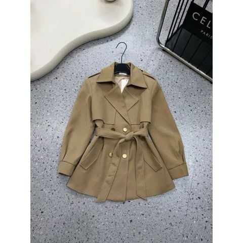 KS1514 - ÁO KHOÁC MĂNG TÔ - MÀU NÂU