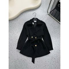 KS1513 - ÁO KHOÁC MĂNG TÔ - MÀU ĐEN