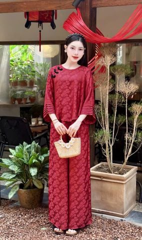 SKY9616 PHÁP PHỤC H.TIẾT CAO CẤP (ĐỎ ĐÔ)