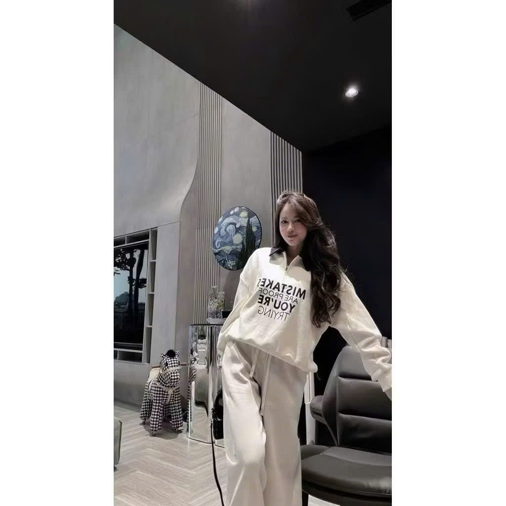 LEN6073 POLO MISTAKE KHÓA KÉO TRƯỚC (KEM) 2560-1