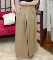 LH006N SET VEST TAY NGẮN - QUẦN DÀI KÈM ĐAI (NÂU)