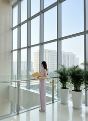 AHA001H SET ÁO TK CẮT LASER ĐÍNH HOA CAO CẤP - QUẦN DÀI (HỒNG)