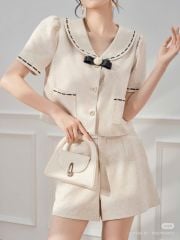 VGU0760 SET ÁO ĐÍNH NƠ + QUẦN SHORT
