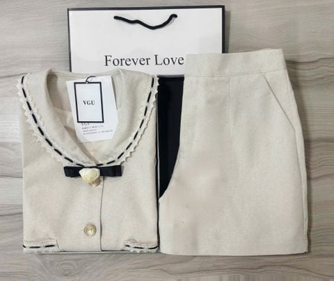 VGU0760 SET ÁO ĐÍNH NƠ + QUẦN SHORT