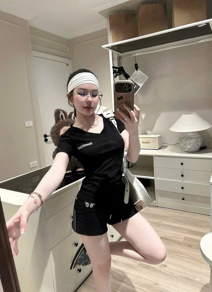 VGU1066 SET THỂ THAO ĐEN