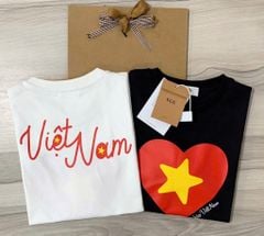 VGU1111 ÁO THUN TRÁI TIM VIỆT NAM (ĐEN)