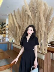 VGU1103 ĐẦM DÀI ĐÍNH TAG BƯỚM