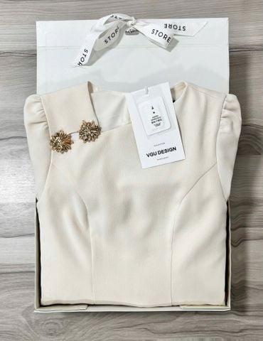 VGU1136 ĐẦM DÀI KÈM TAG (KEM)