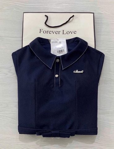 TB5892 ĐẦM DÀI KEM TAG CHANEL (XANH ĐEN )