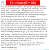 EAT CLEAN 40 NGÀY LỢI SỮA