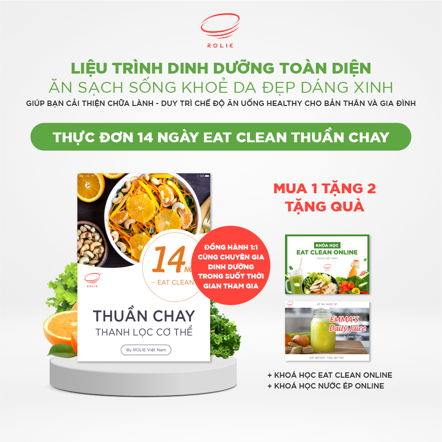 THỰC ĐƠN 14 NGÀY ĂN XANH